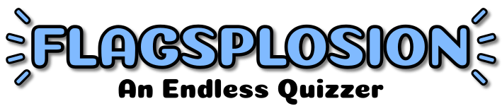 Flagsplosion - An Endless Quizzer Image of Flagsplosion Logo
